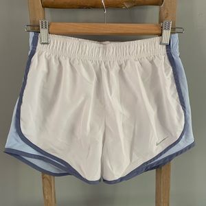 Nike women’s running shirts size small white lavender light blue